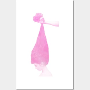 Hair Fist in Cotton Candy Posters and Art